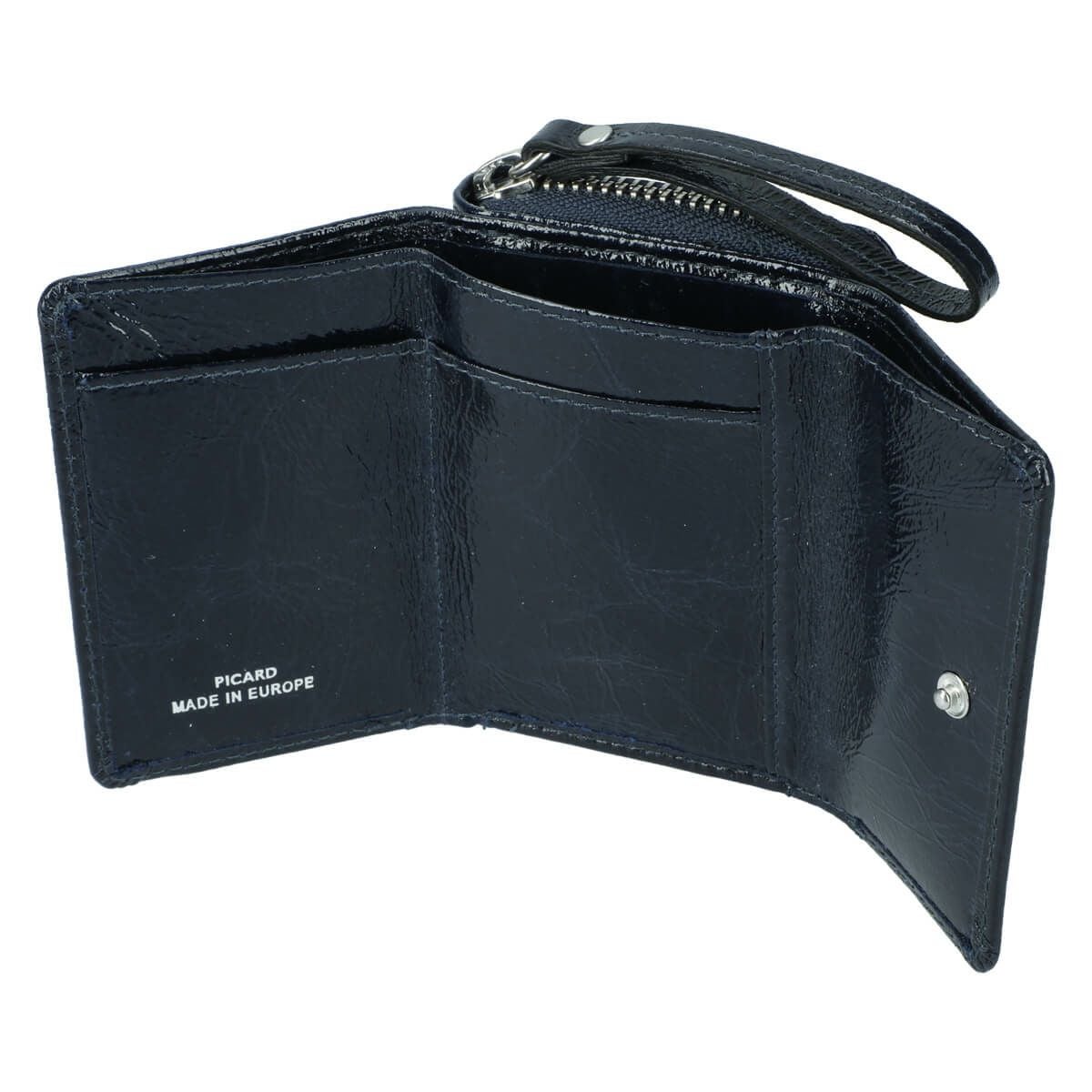 BRILLIANC ツヤ有りレザー3つ折りコンパクト財布