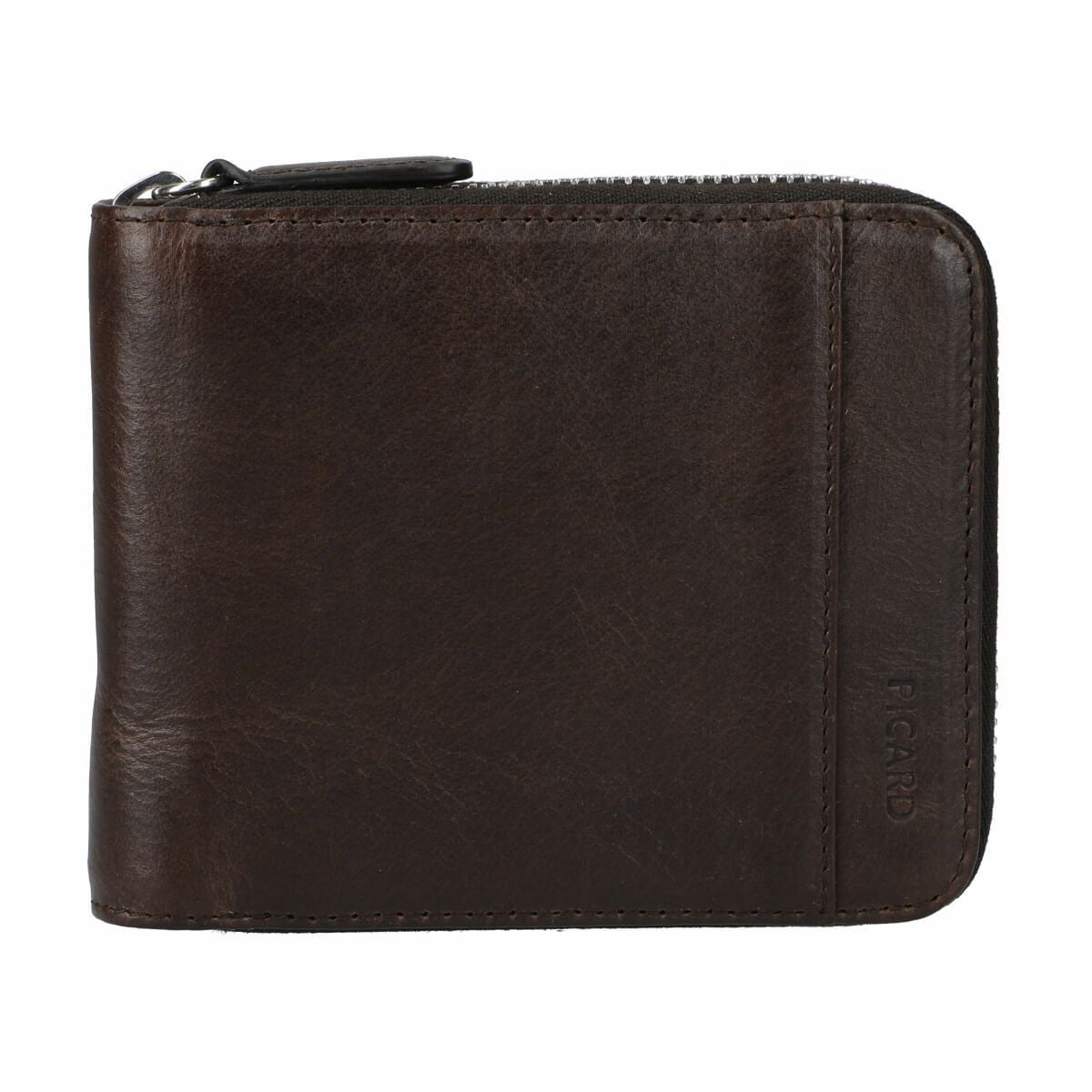 BUDDY メンズラウンドファスナー式2つ折り財布