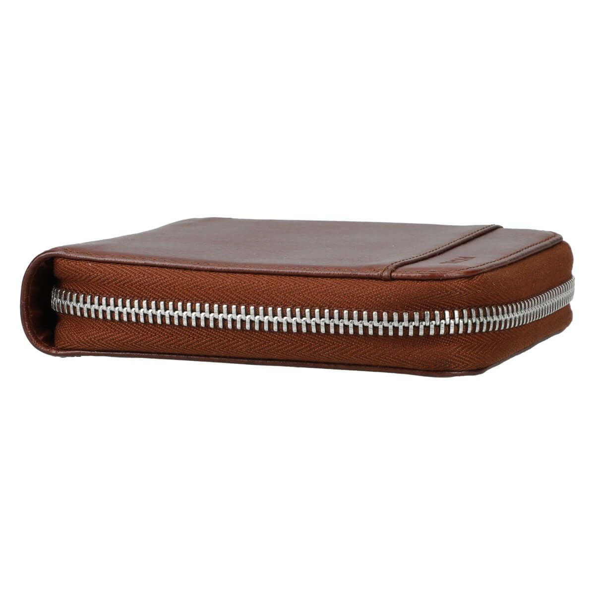 BUDDY メンズラウンドファスナー式2つ折り財布