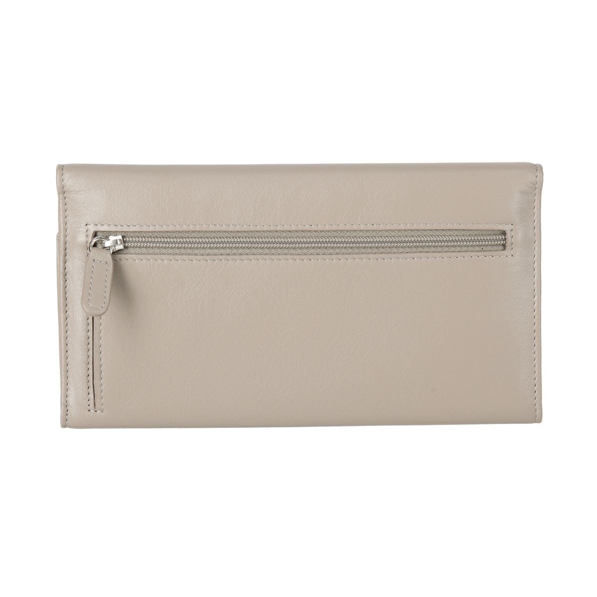 BINGOスムースレザーかぶせ付き長財布