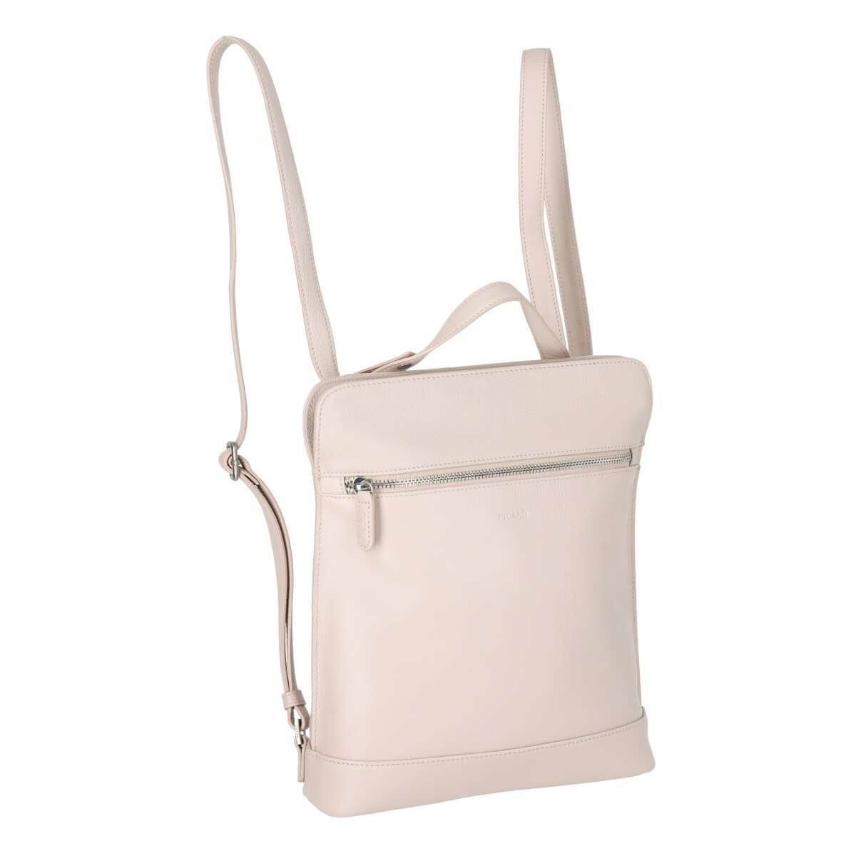 LUIS スクエアデザインシュリンクレザーリュック