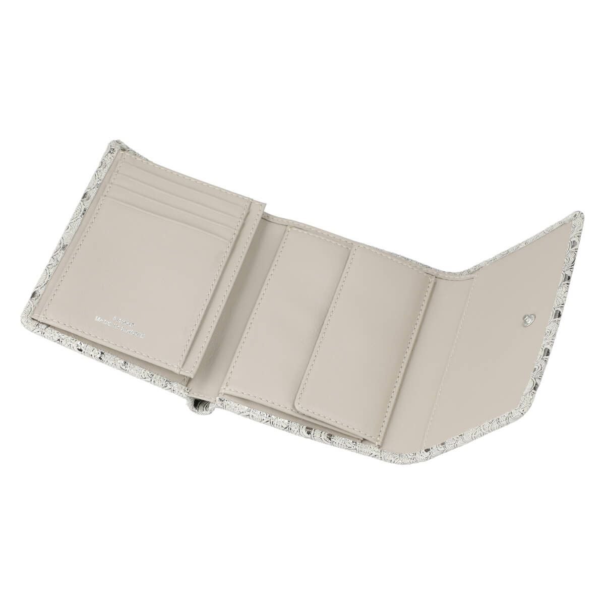 ART フラップ型デザインレザー折り財布