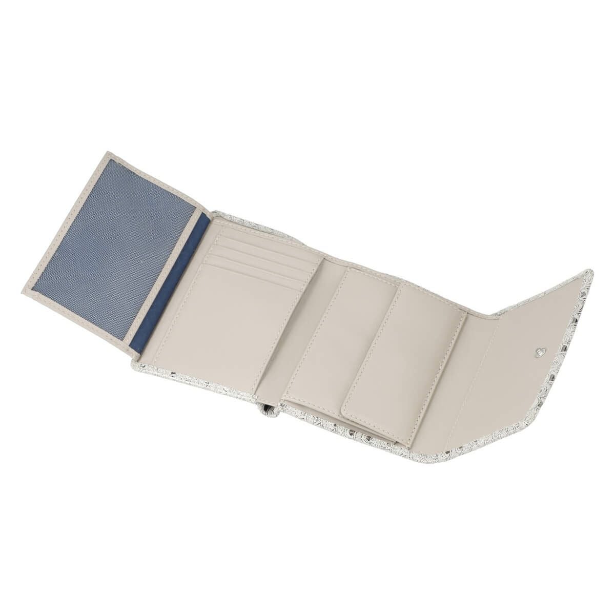 ART フラップ型デザインレザー折り財布