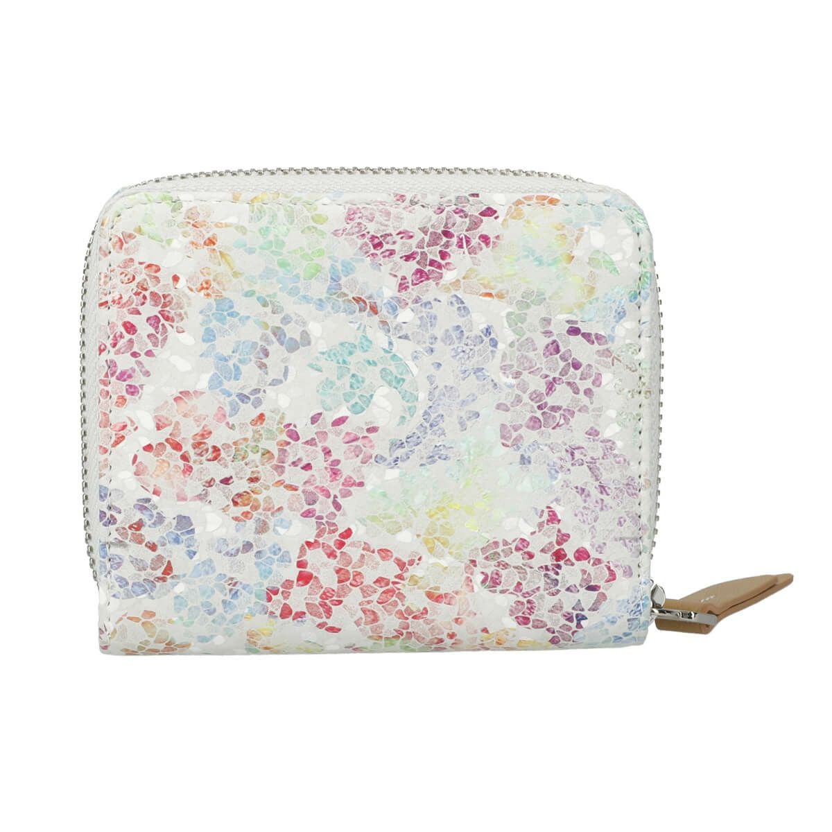 TERRAZZO 牛革ペイントデザイン二つ折り財布