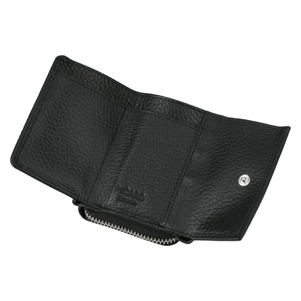 PURE シュリンクレザー三つ折り財布