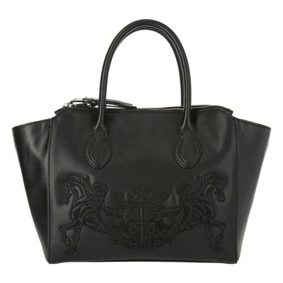 レザーハンドバッグ