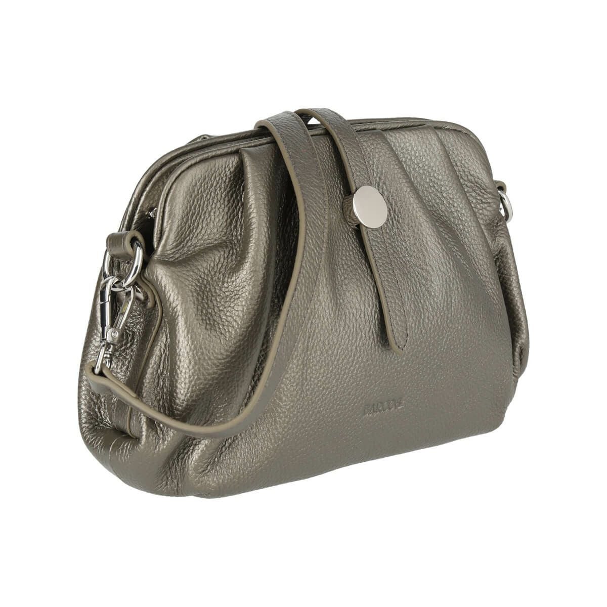 牛革2wayギャザーデザインバッグ