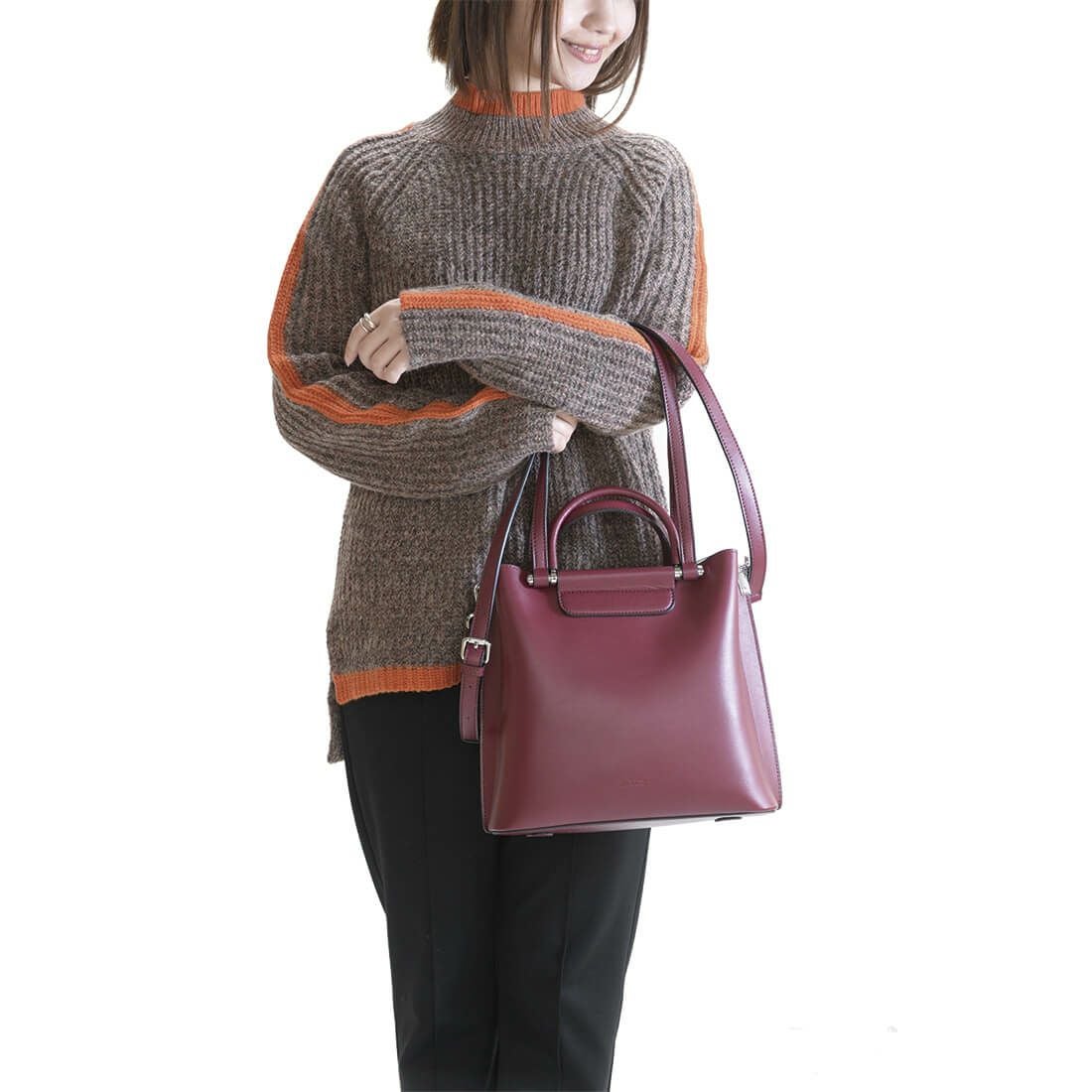 3wayハンドルレザーバッグ