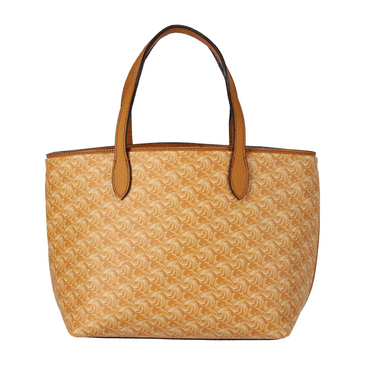 鳥プリントトート小サイズ