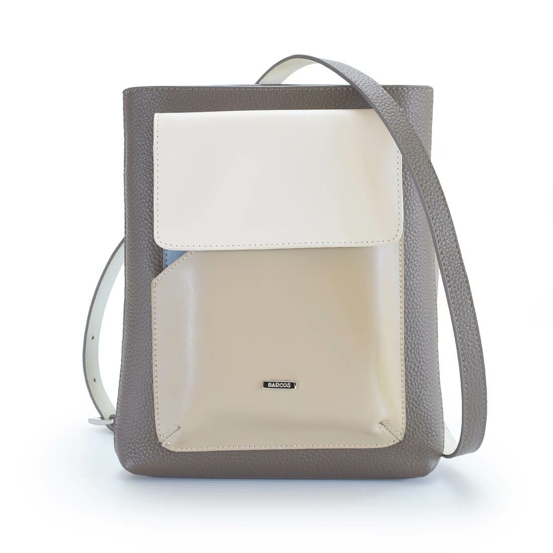 配色縦型ポシェット