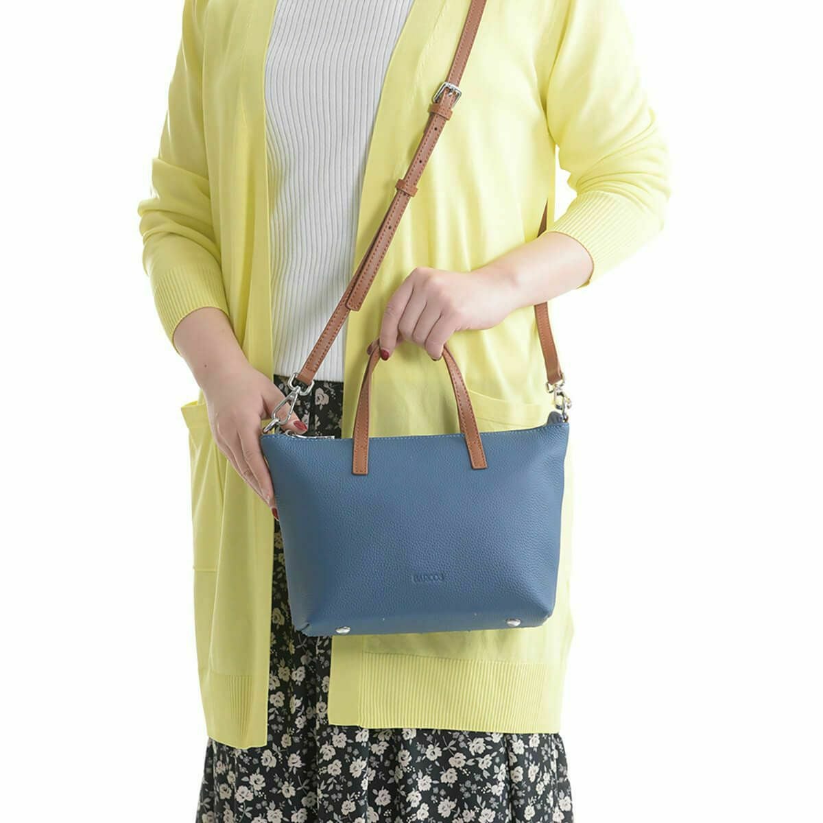 バイカラーデザイン2wayミニハンドバッグ