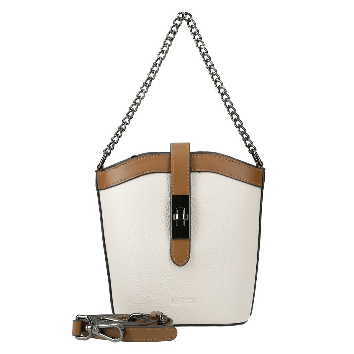 錠前付き2wayハンドバッグ