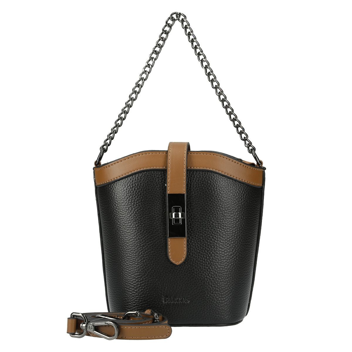 錠前付き2wayハンドバッグ