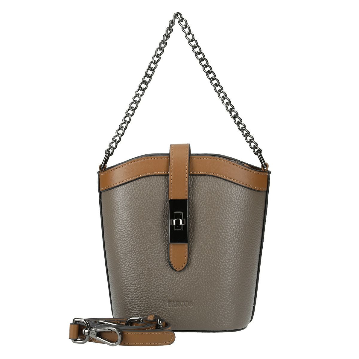 錠前付き2wayハンドバッグ