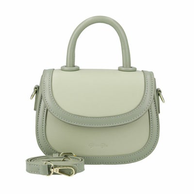 バイカラーデザイン2wayPUハンドバッグ