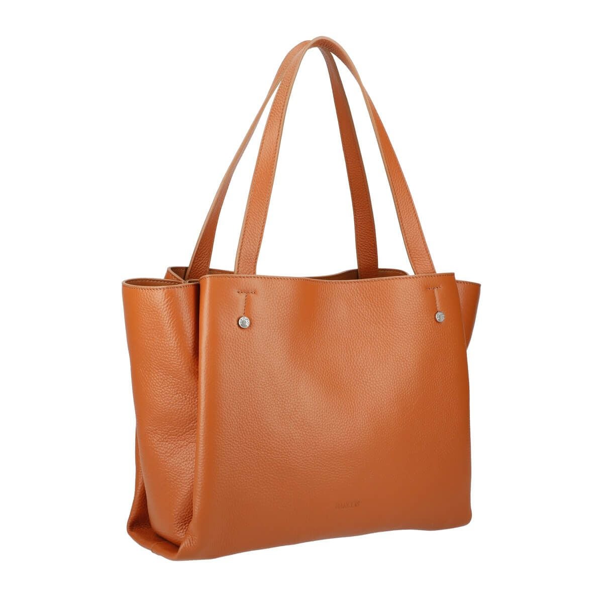 シュリンクレザー3層トートバッグ