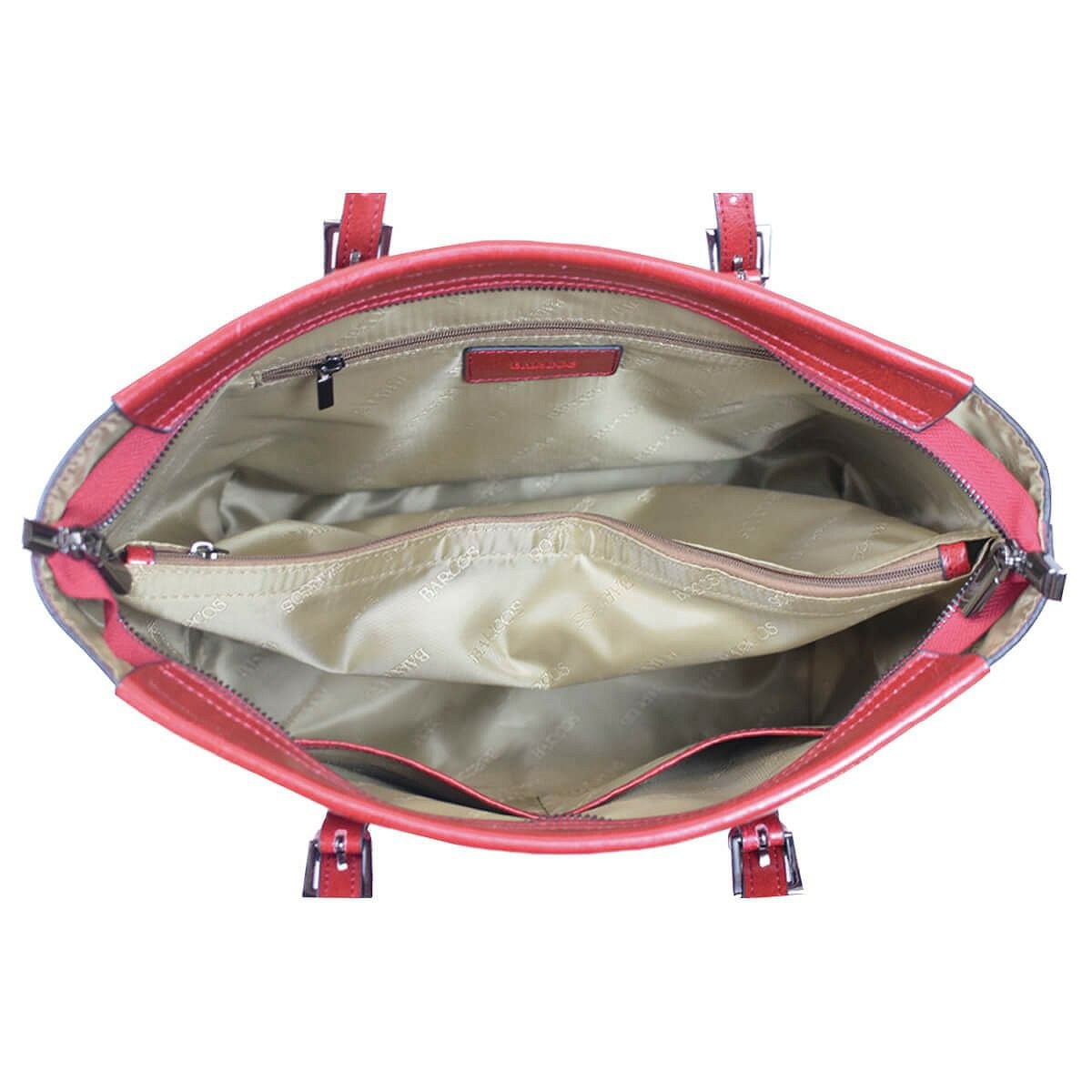 シャイニング レザー トートバッグ