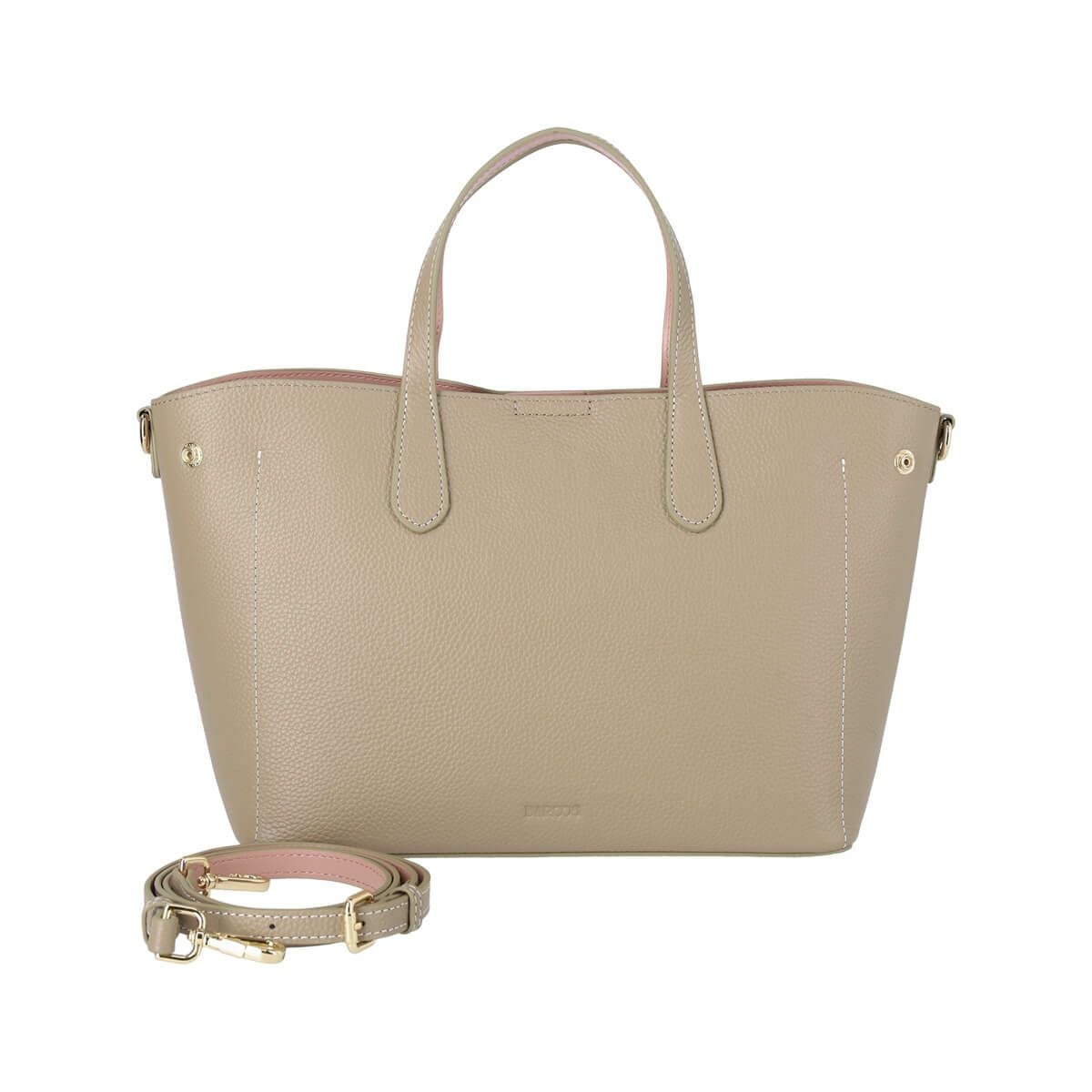 シュリンクレザー バイカラーハンドバッグ | バルコス公式オンライン