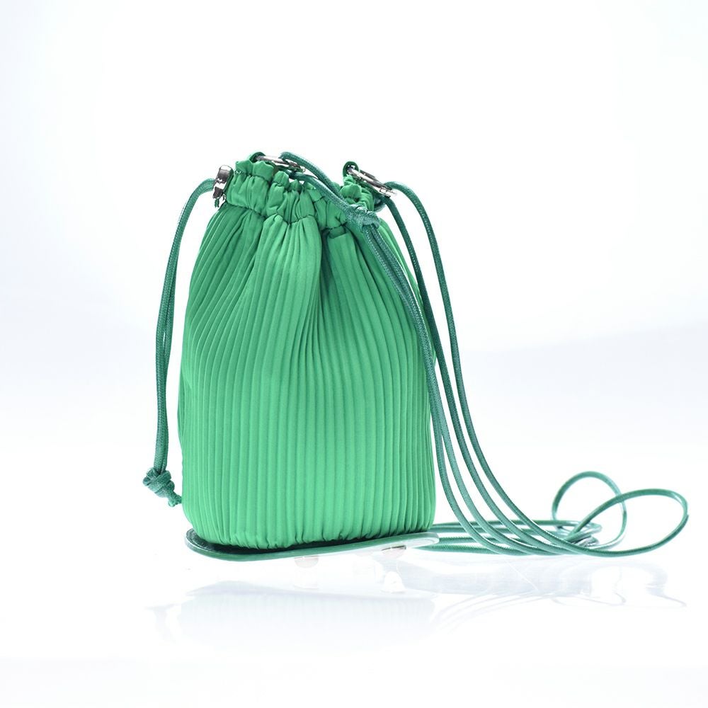 プリーツラウンドポシェット