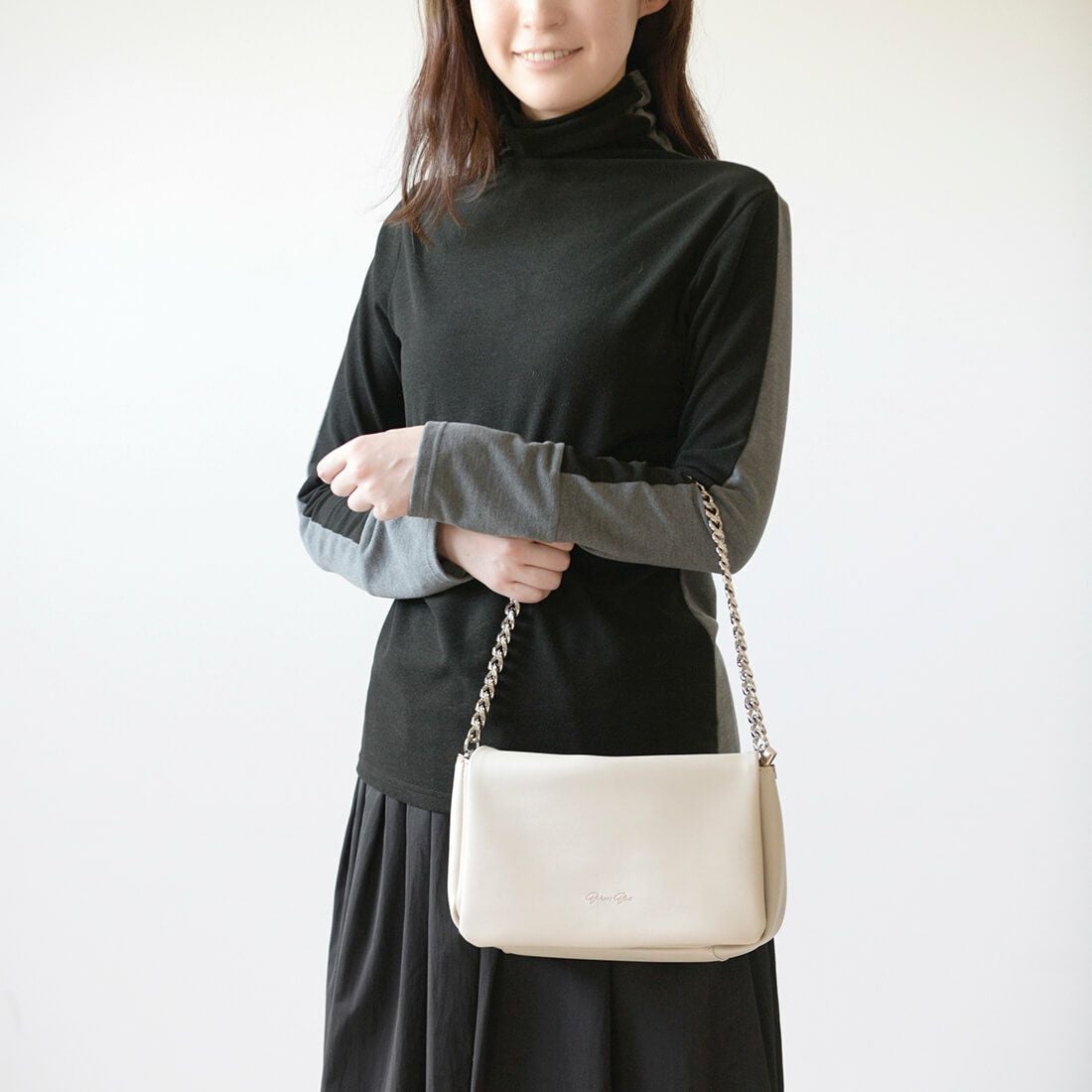 2wayチェーンショルダーバッグ
