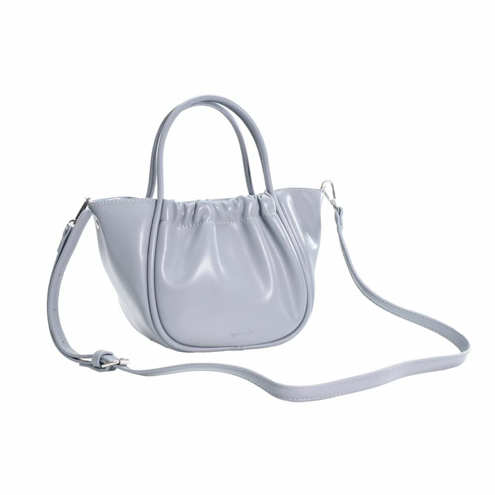 ギャザーデザイン2wayハンドバッグ