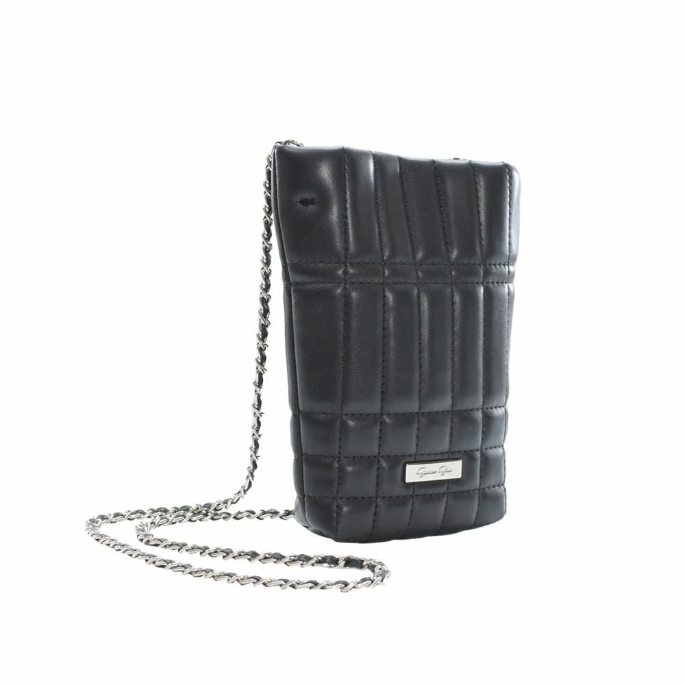 キルティングメタルショルダーポシェット