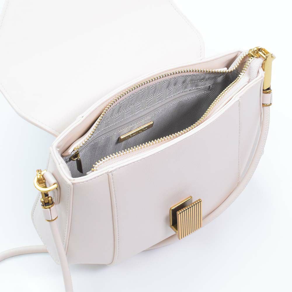 シンプル2wayゴールドアクセントハンドバッグ