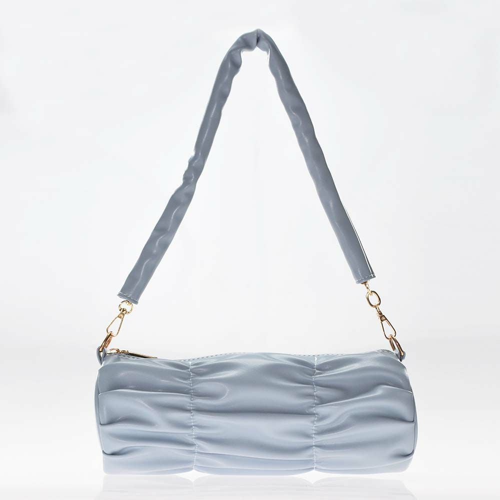 ギャザーデザイン2wayラウンドバッグ