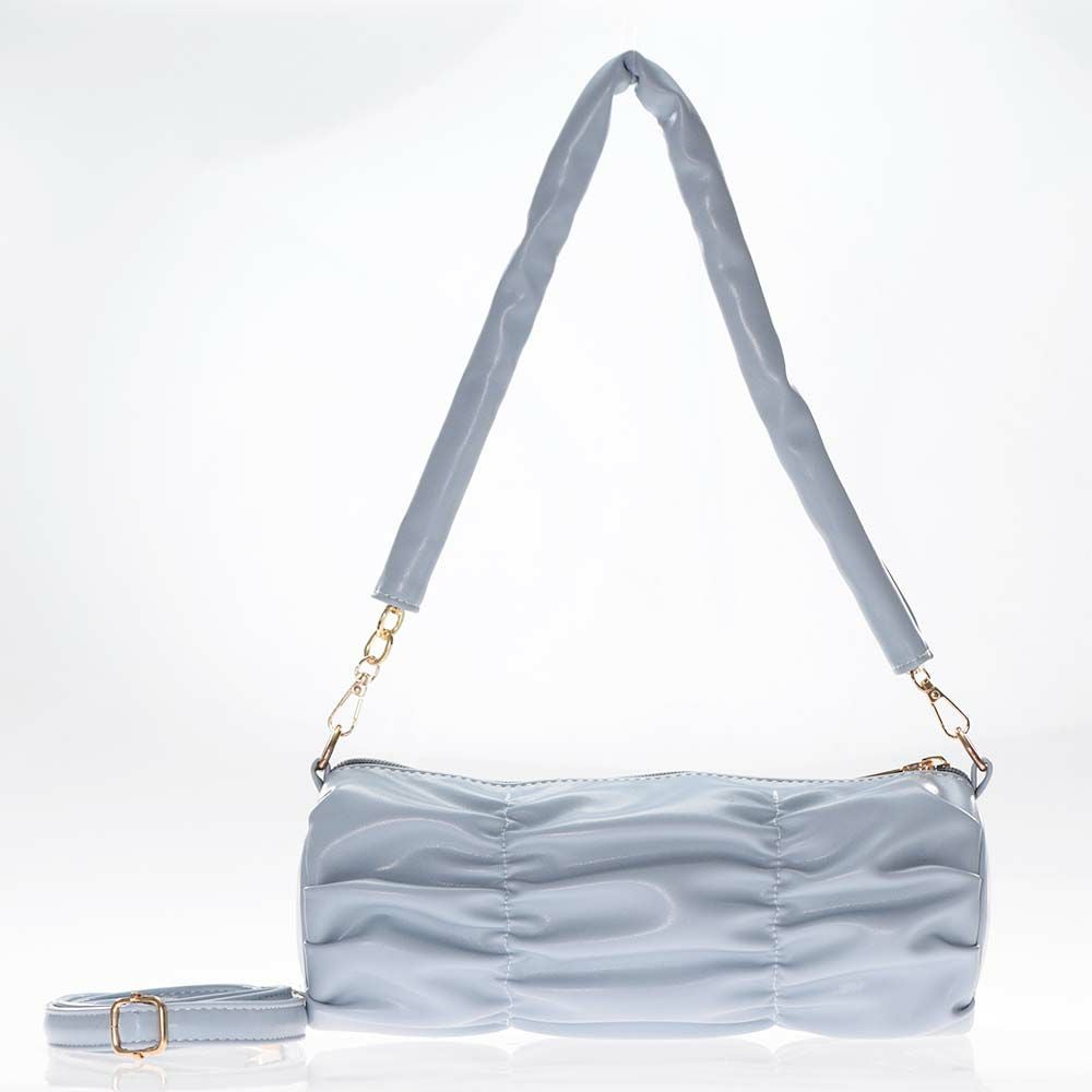 ギャザーデザイン2wayラウンドバッグ