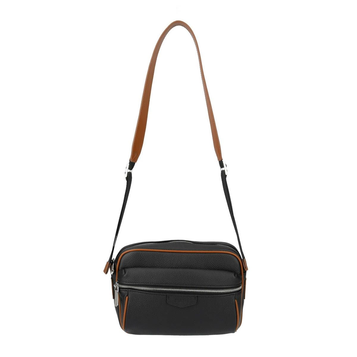 バイカラーショルダーバッグ