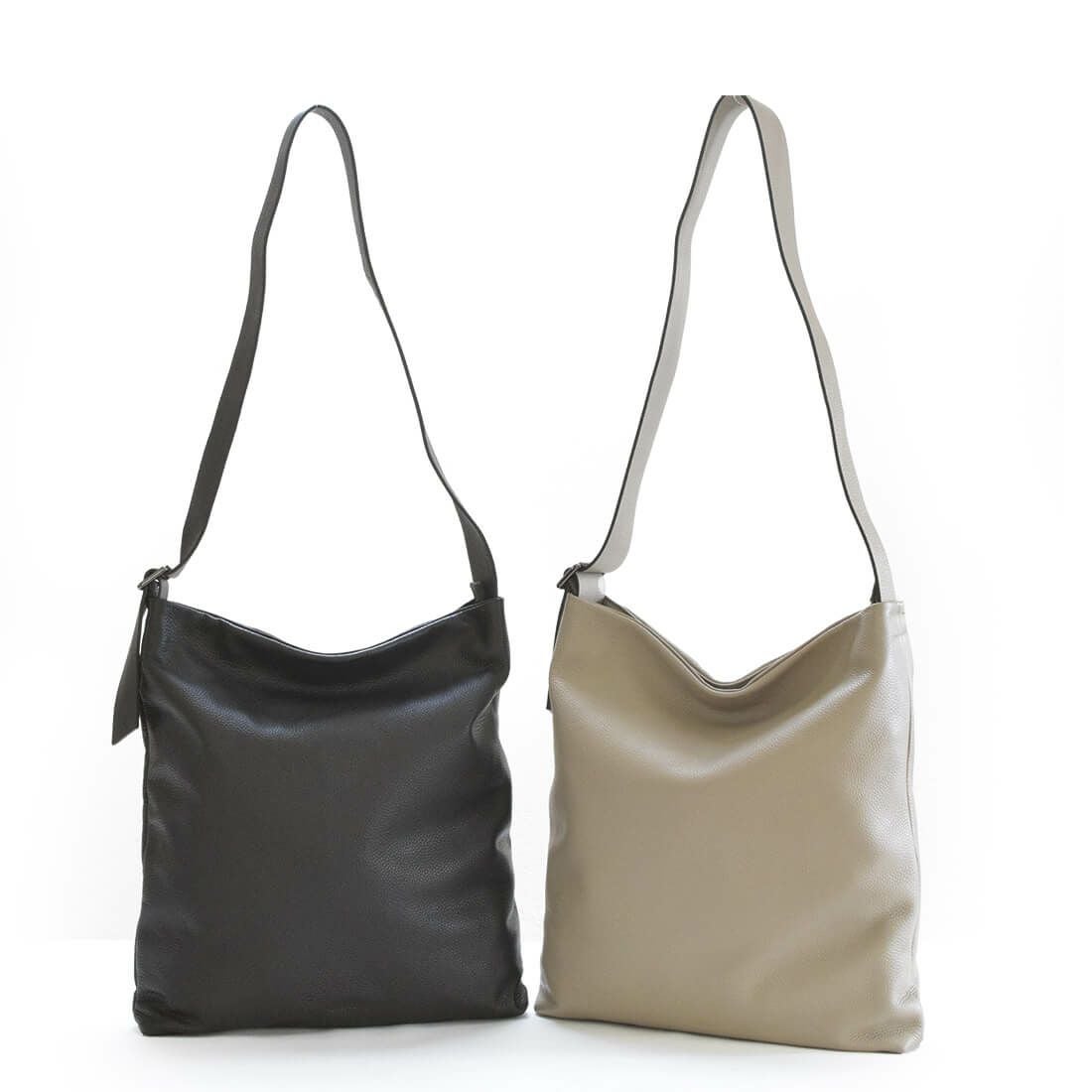 A4サイズ対応スクエアショルダーバッグ