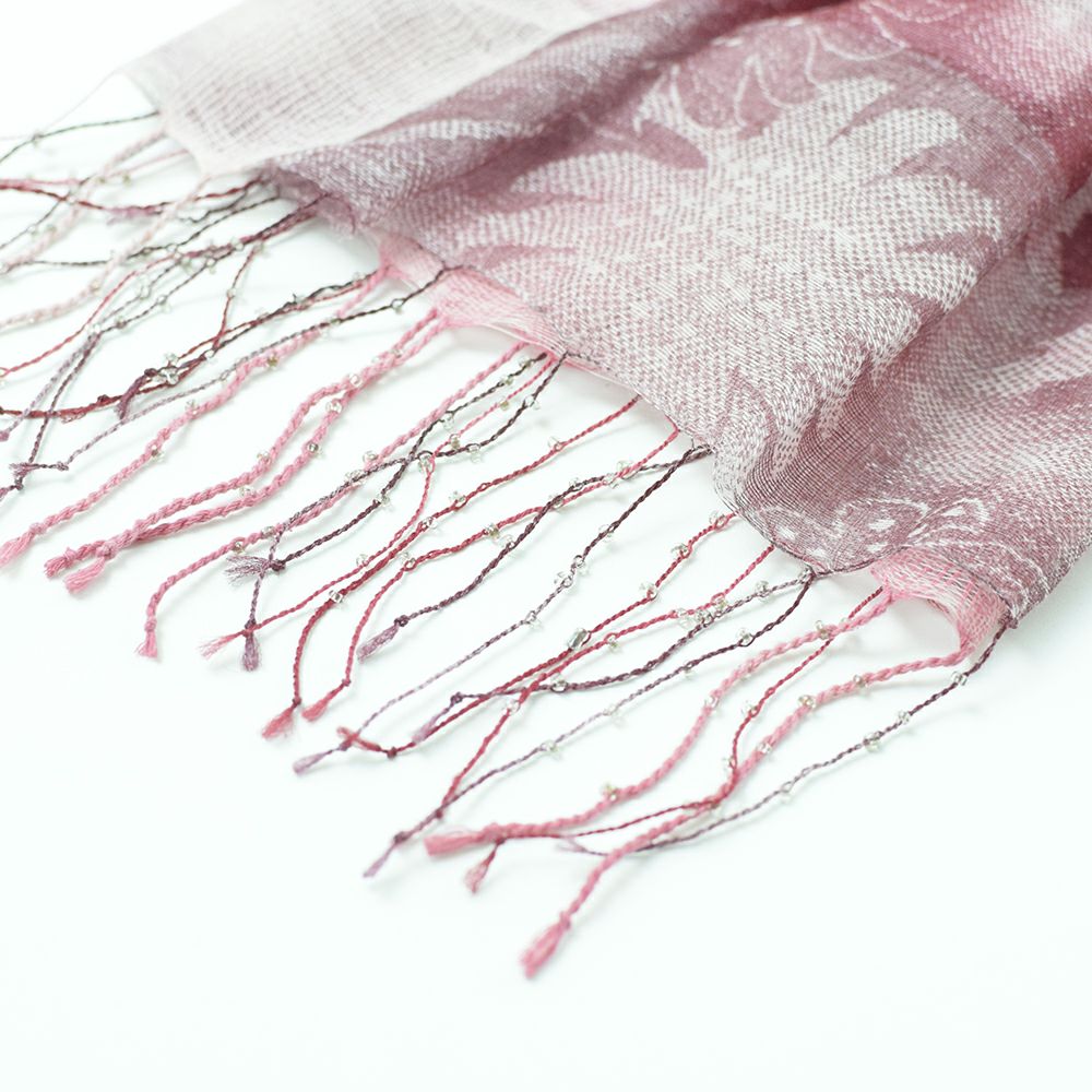 シルク混ウールストール