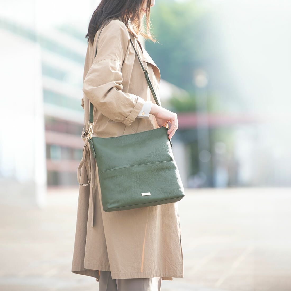 シュリンクレザー3wayバッグ（小さめサイズ）