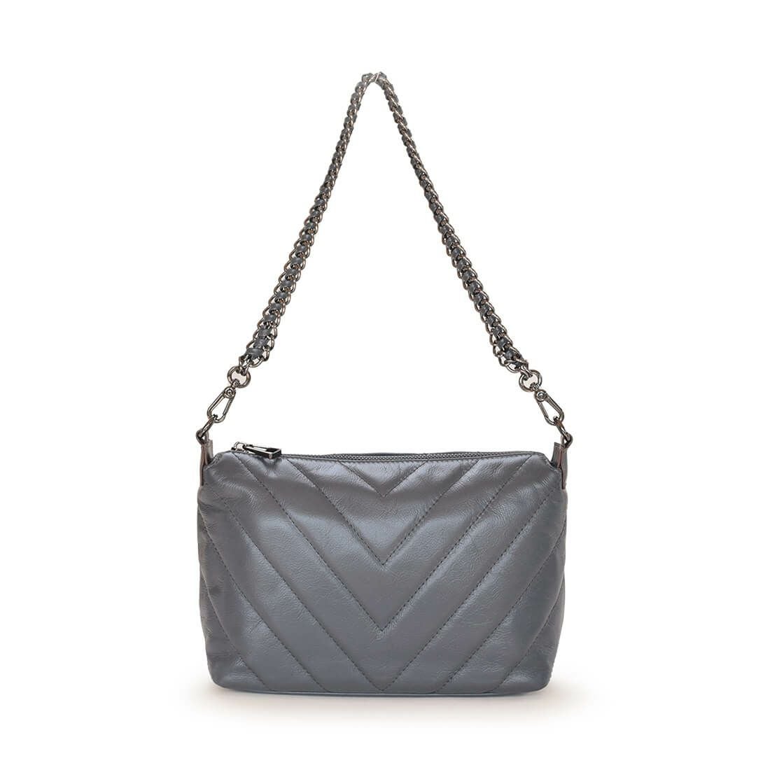 牛革キルティング2wayポシェット（スクエア型）