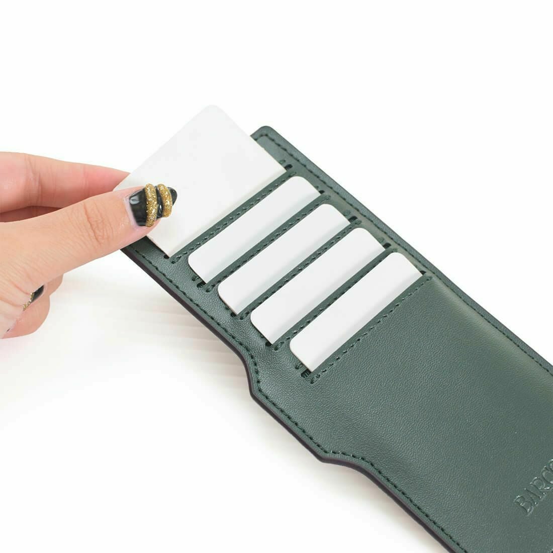 ソフトステンドガラスレザーラウンド型財布