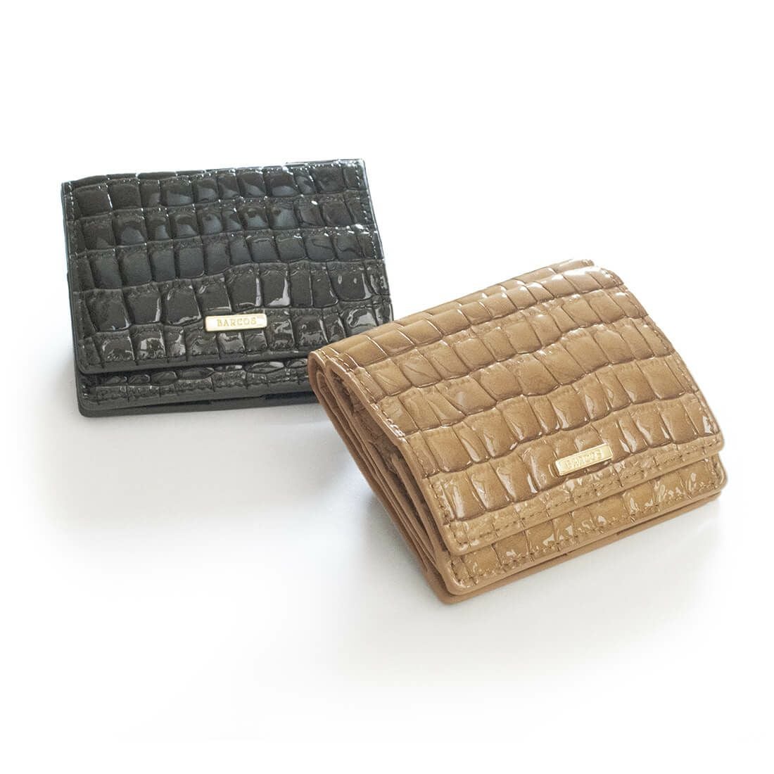 ソフトステンドガラスレザー折財布