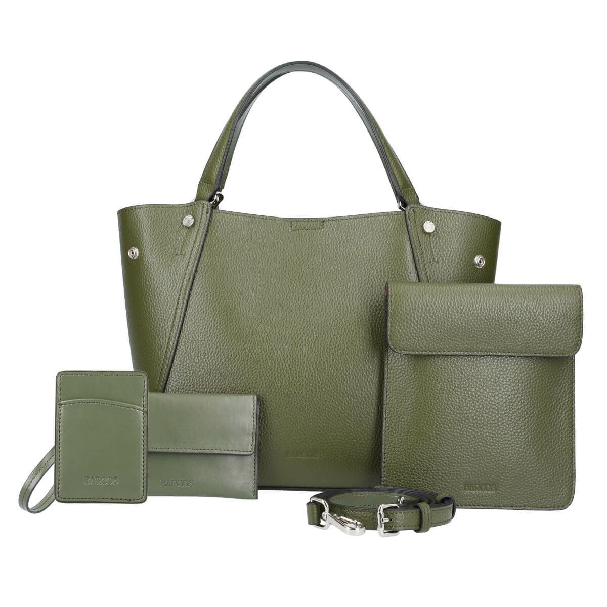 【セット商品】シュリンクレザー2wayバッグ＜プレミアム4点セット＞