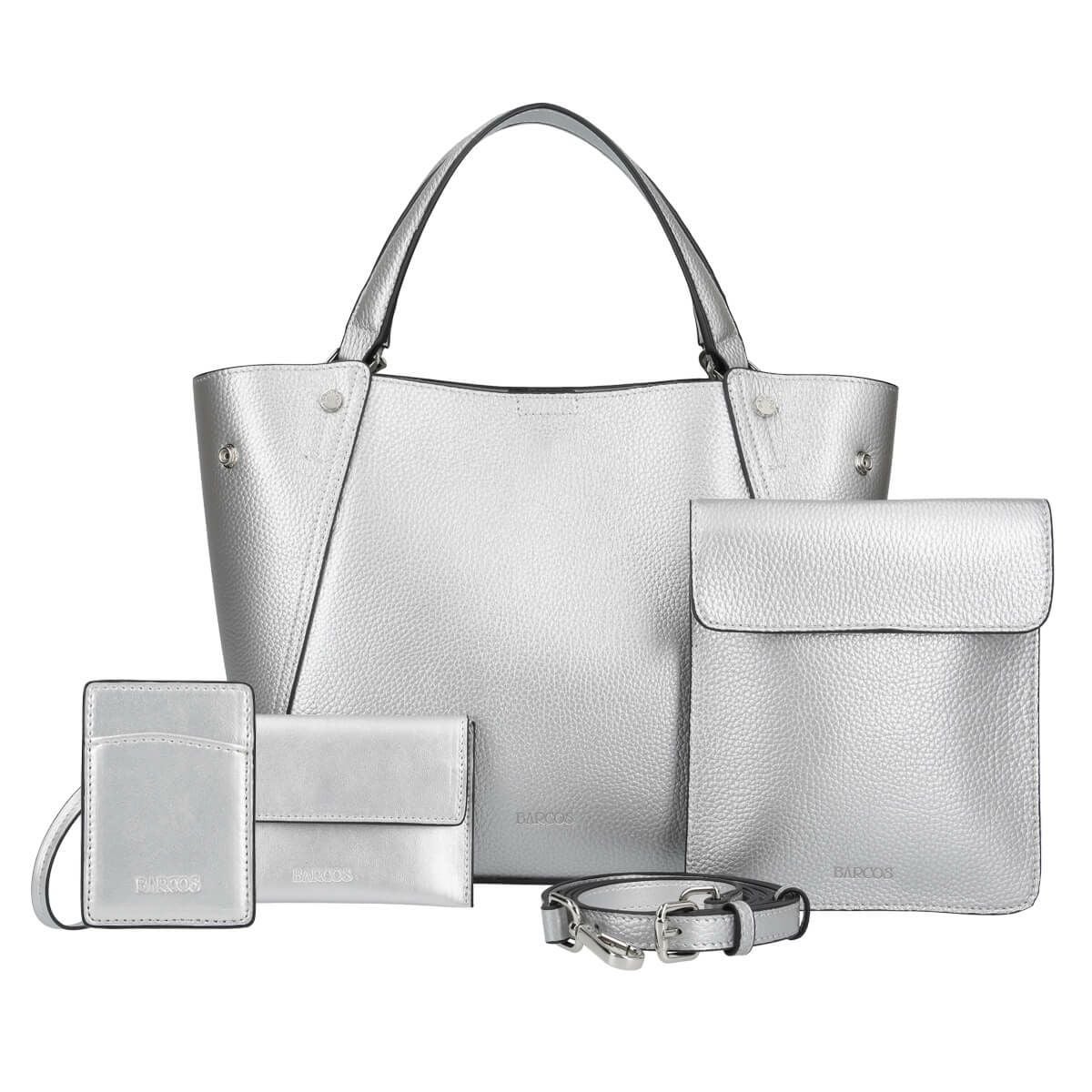 【セット商品】シュリンクレザー2wayバッグ＜プレミアム4点セット＞