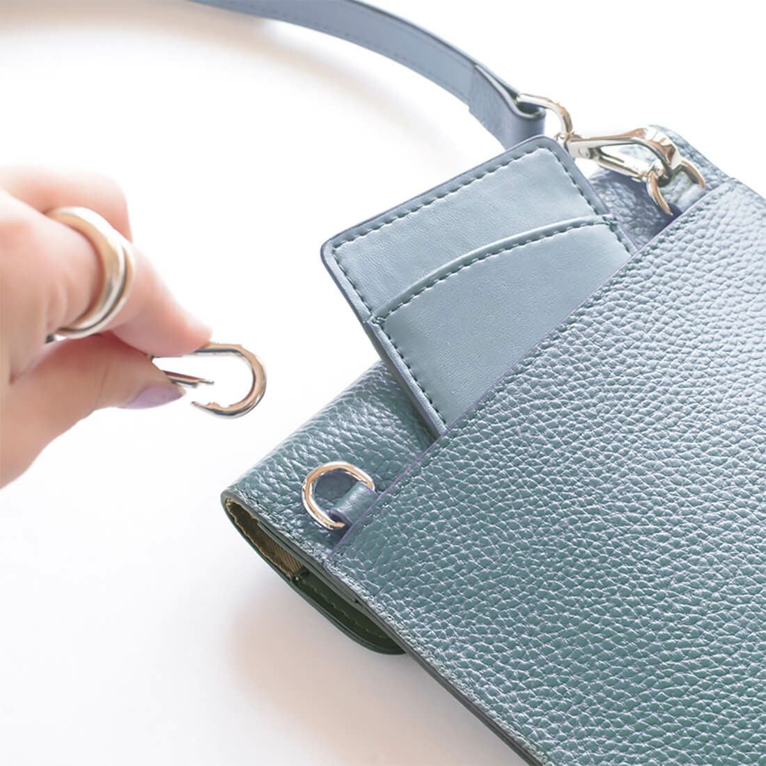 【セット商品】シュリンクレザー2wayバッグ＜プレミアム4点セット＞