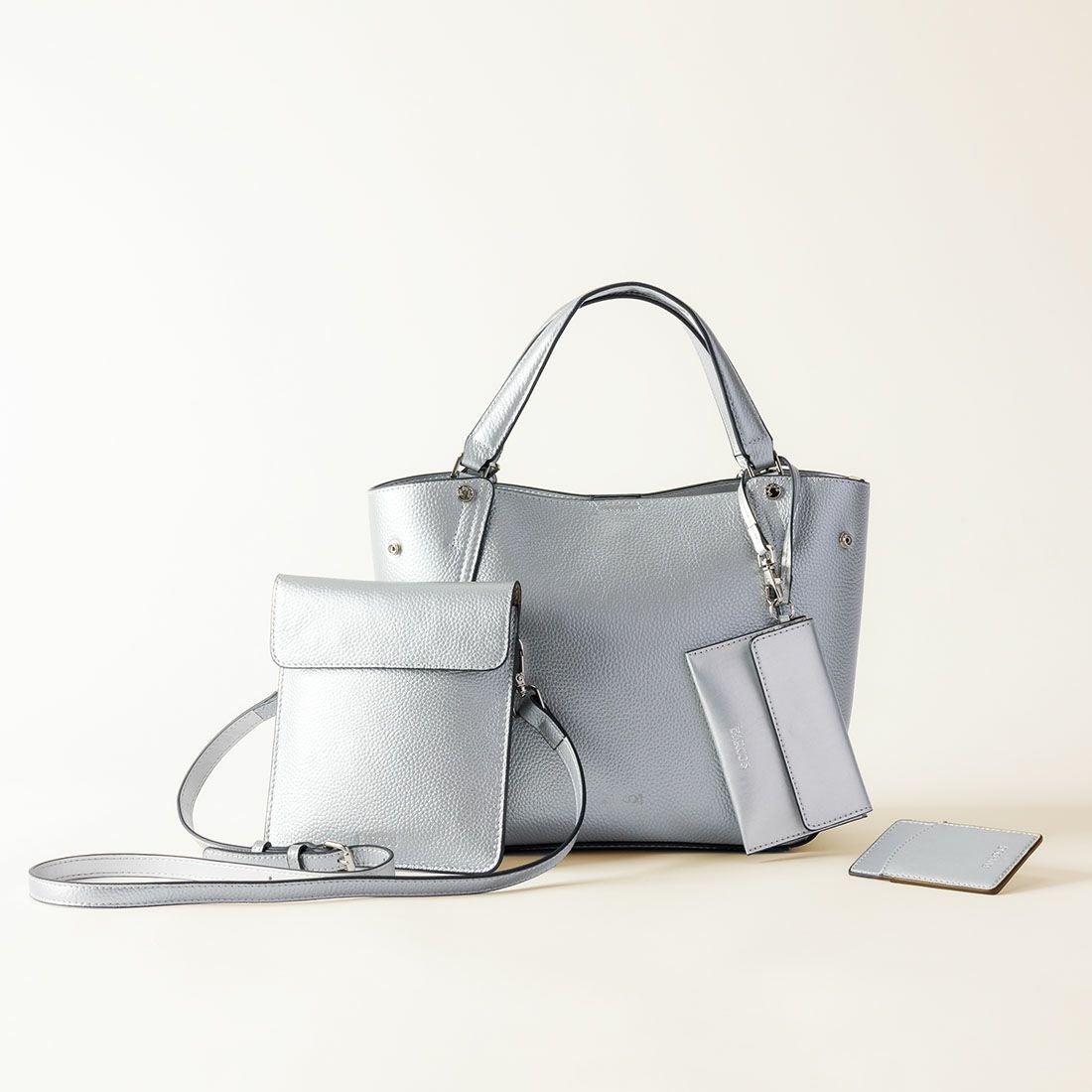 セット商品】シュリンクレザー2wayバッグ プレミアム4点セット