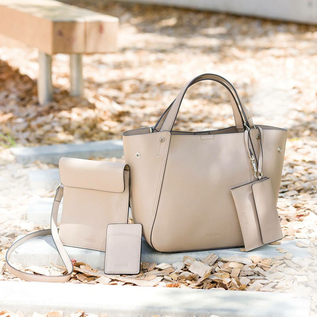 セット商品】シュリンクレザー2wayバッグ プレミアム4点セット