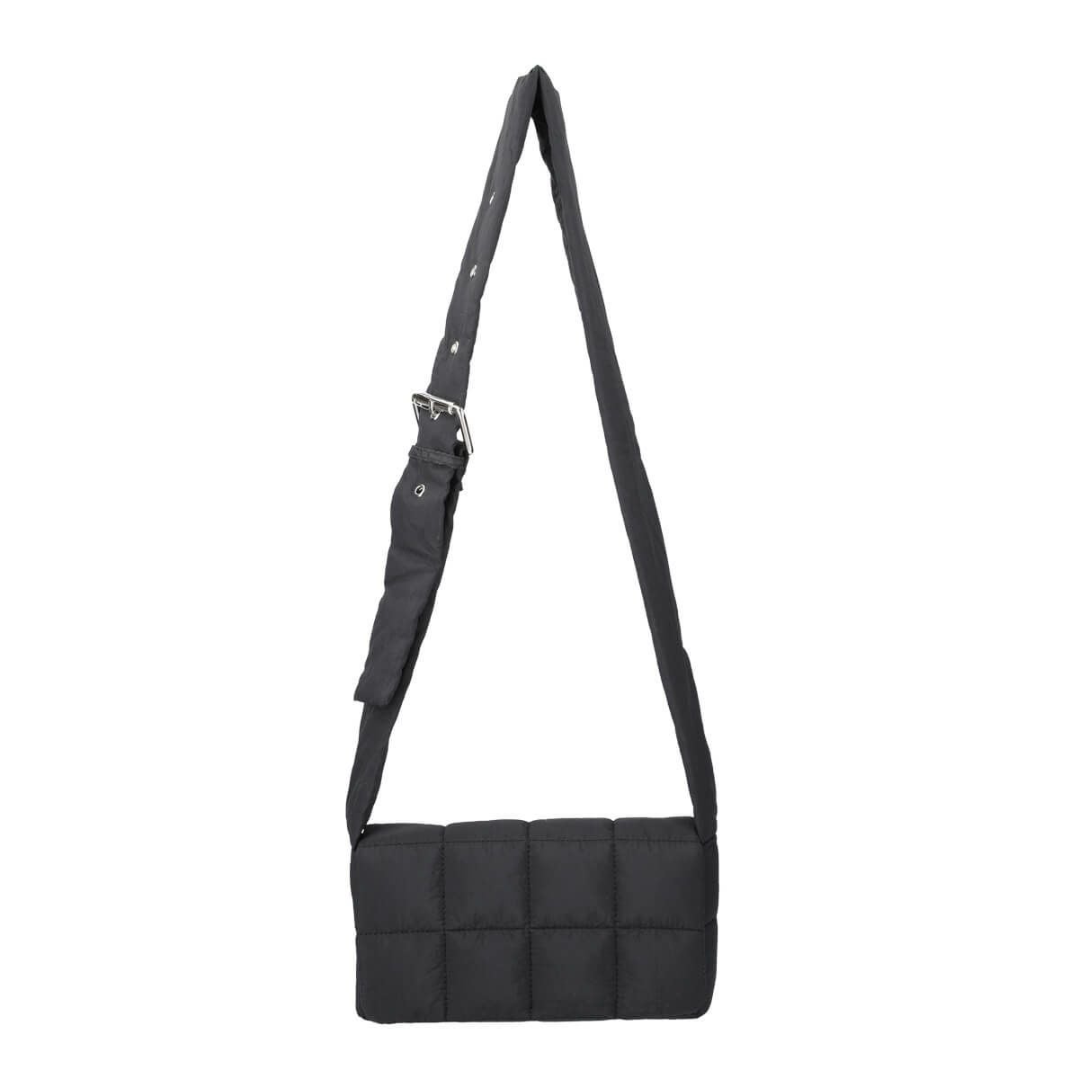 キルティングデザインナイロンショルダーバッグ