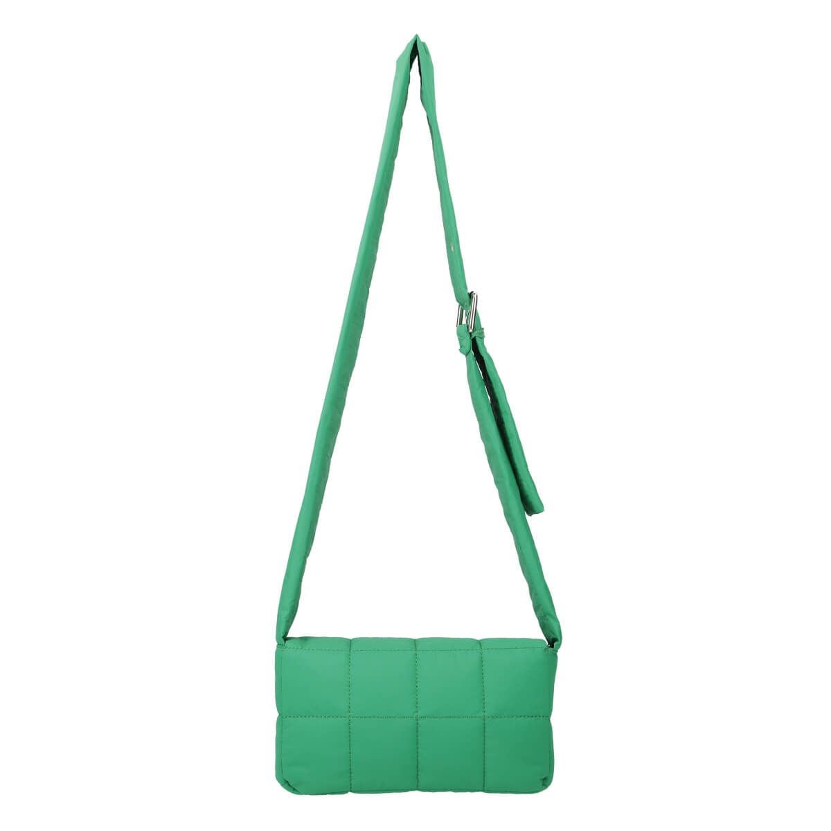 キルティングデザインナイロンショルダーバッグ