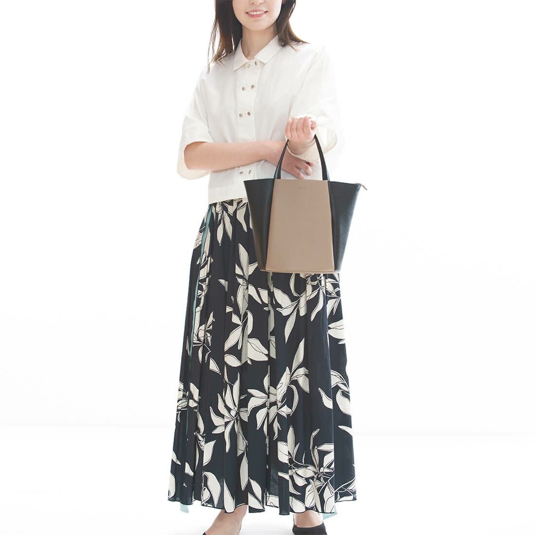 プリントサイドテープスカート