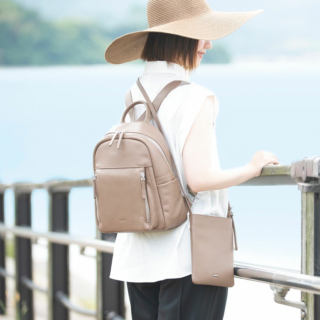 セット商品】シュリンクレザーリュックサック＆ポシェット | バルコス