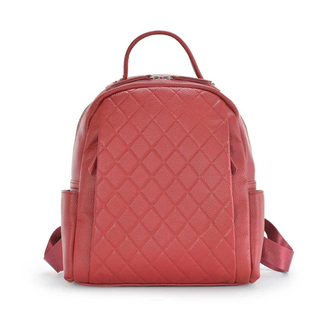 牛革キルティングリュック