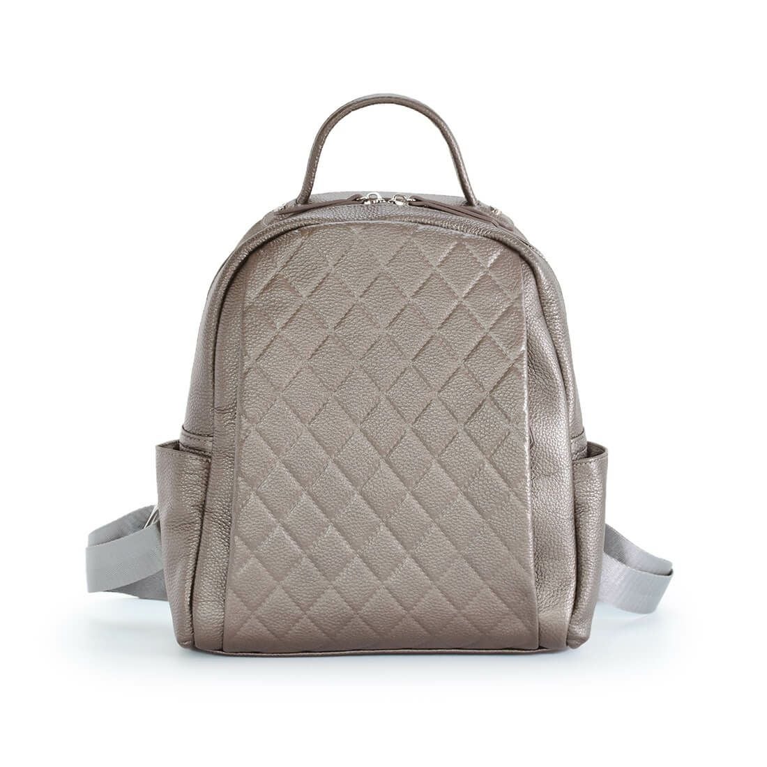 牛革キルティングリュック