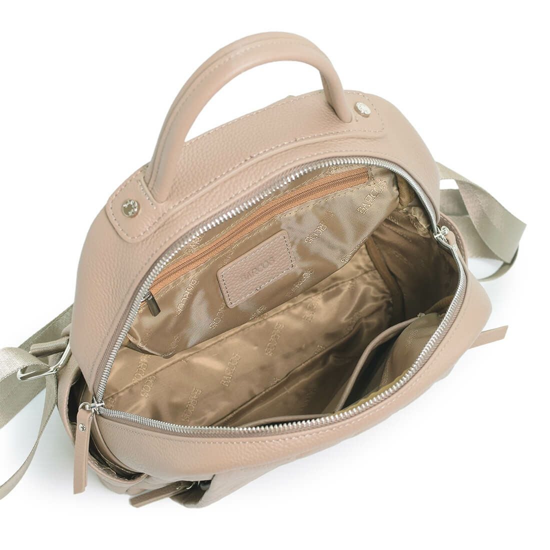 牛革キルティングリュック