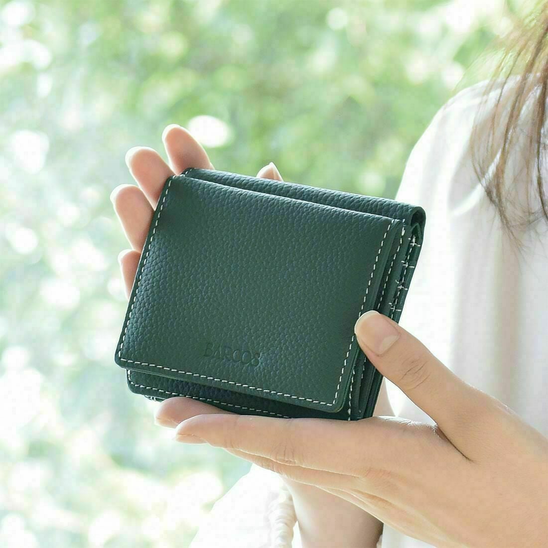 スモールウォレット MZ Wallace Magnet Gray Crosby Small Wallet - Luxury Quilted