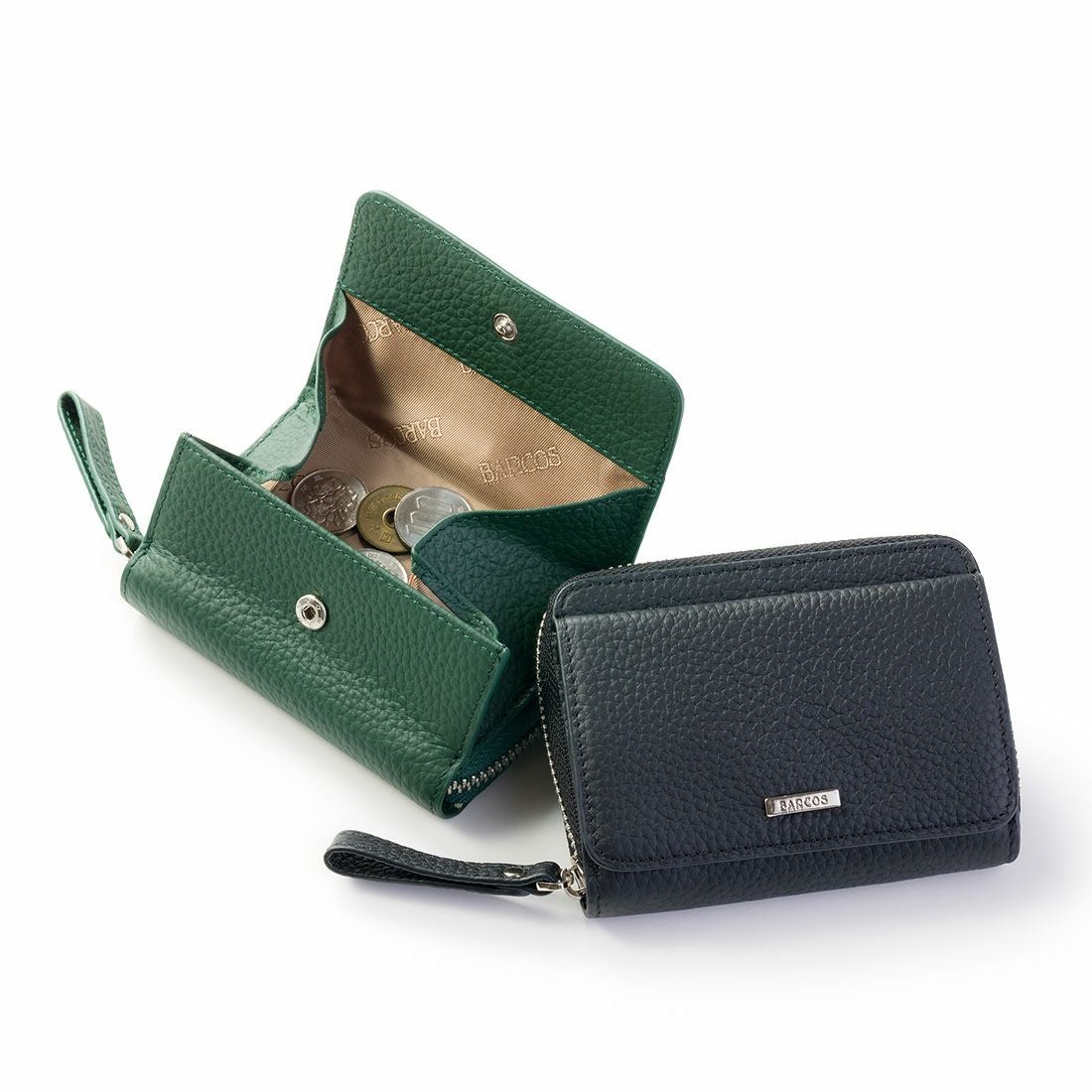 シュリンクレザー蛇腹ミニウォレット